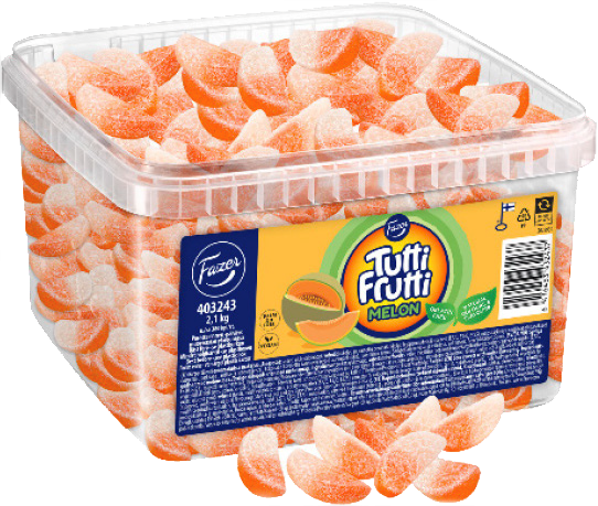 Tutti frutti syrlig melon
