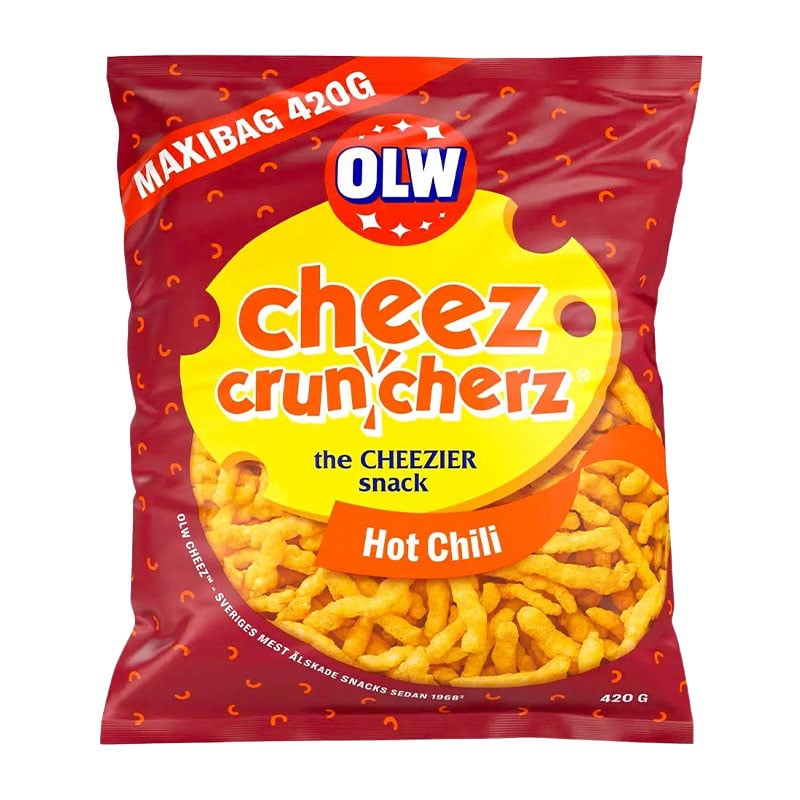 Cheez Cruncherz Hot Chili 420g