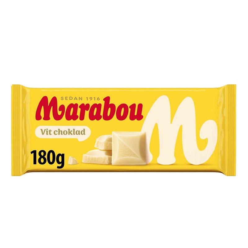 Marabou Vit Choklad 180g