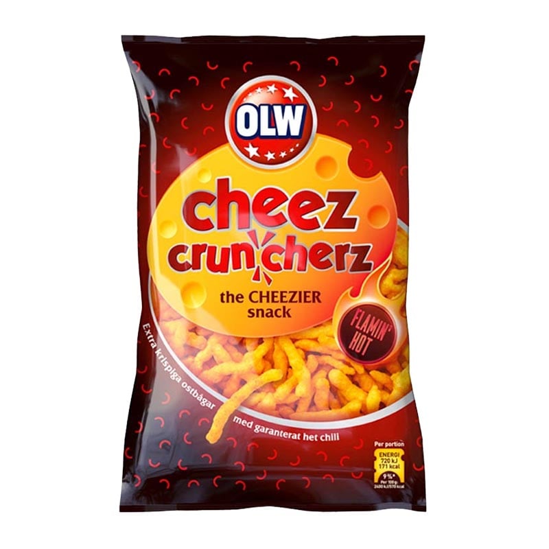 Cheez Crunchers Flamin Hot 225g
