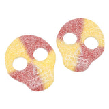 Sour lemon/raspberry skulls