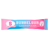 S-märke pulver bubbelsur