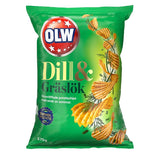 Dill & Gräslökchips 175g