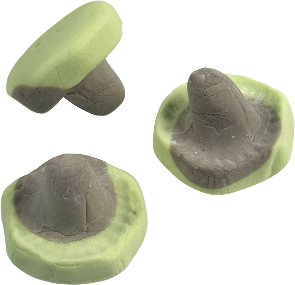 Skumsvamp päron/lakrits