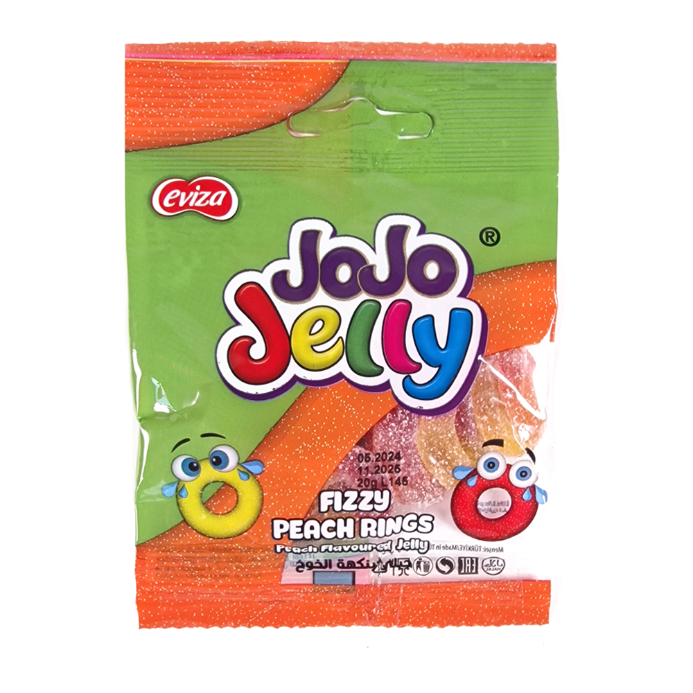 Jelly fizzy peach ring