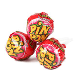 Pin pon lollipop gum sour strawberry