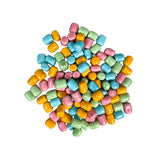 Candy coated marshmallow barell