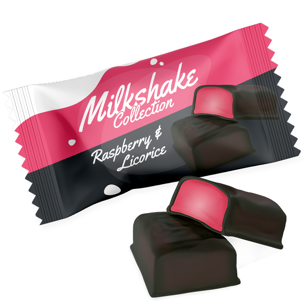 Milkshake raspberry & licorice