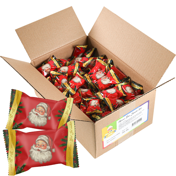 Mormor lisas julpralin röd snöboll