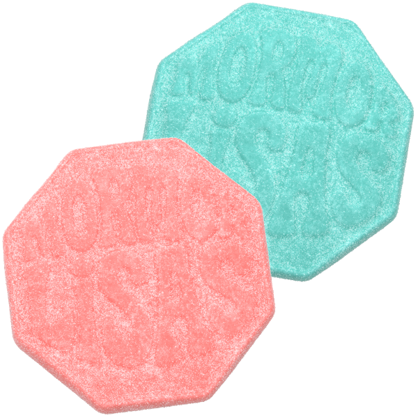 Badge sour fizzy